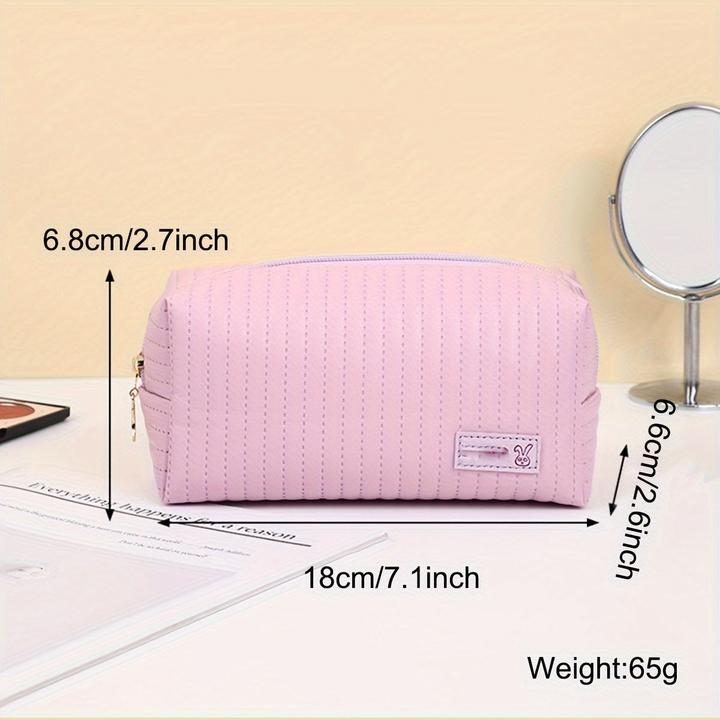 Produktbild Only-Bags.Store 3pcs/set Kosmetiktasche, tragbare grosse Öffnung quadratische Kosmetiktasche / Shell Design