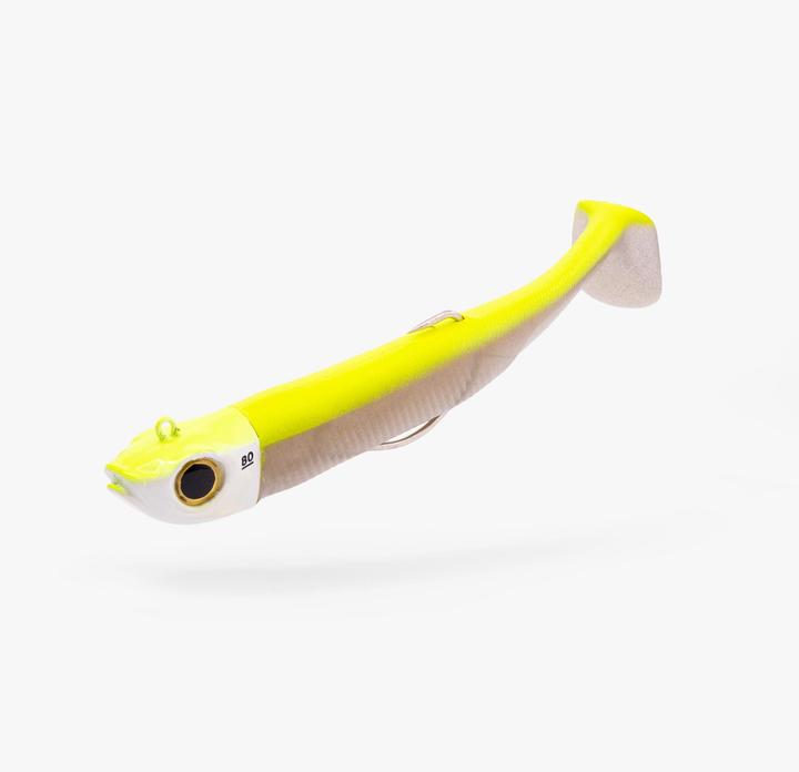 Produktbild Caperlan Soft lures shad texan anchovy combo ancho 150 80 g yellow / neon pink