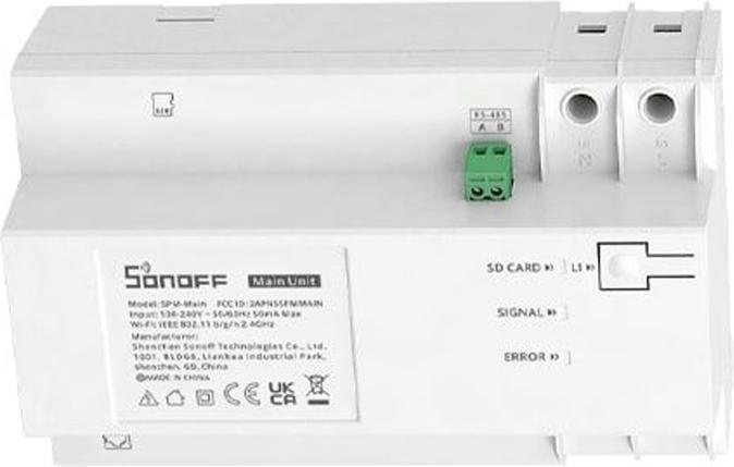 Actual product image Sonoff Data logger SPM-Main WiFi/LAN