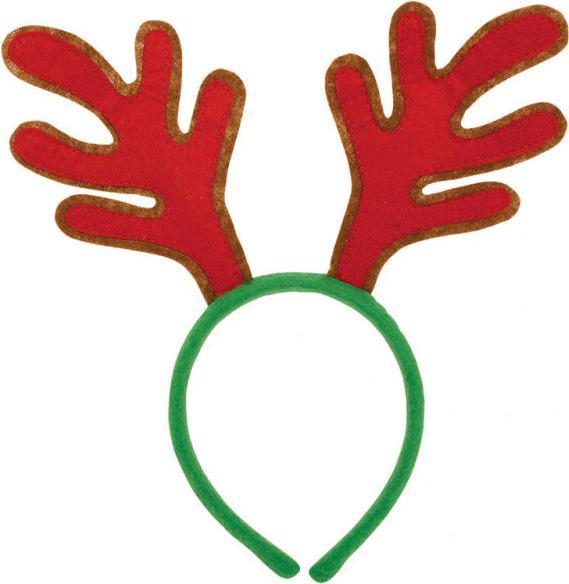 Actual product image Amscan Felt headband antler 30 cm