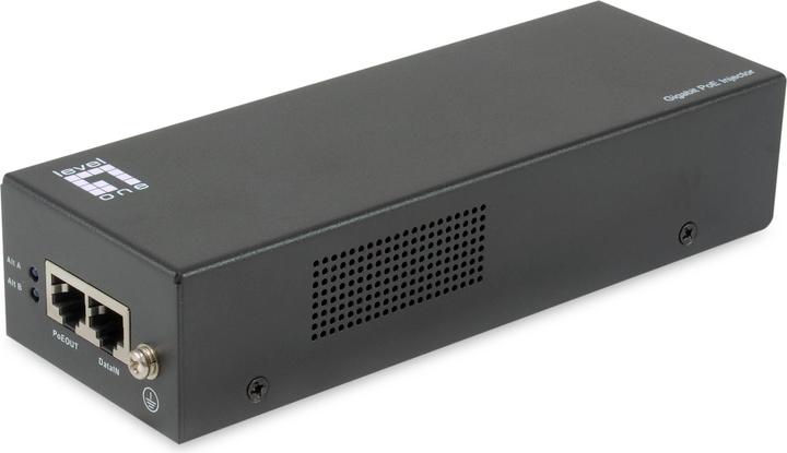 LevelOne 1x GE PoE Injector Adapter POI-5003 PoE (802.3af (PoE), 802.3bt (PoE++), 802.3at (PoE+), 90 W)
