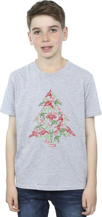 Image du produit - T-shirt AVENGERS CHRISTMAS TREE - Garçon (140, 146)
