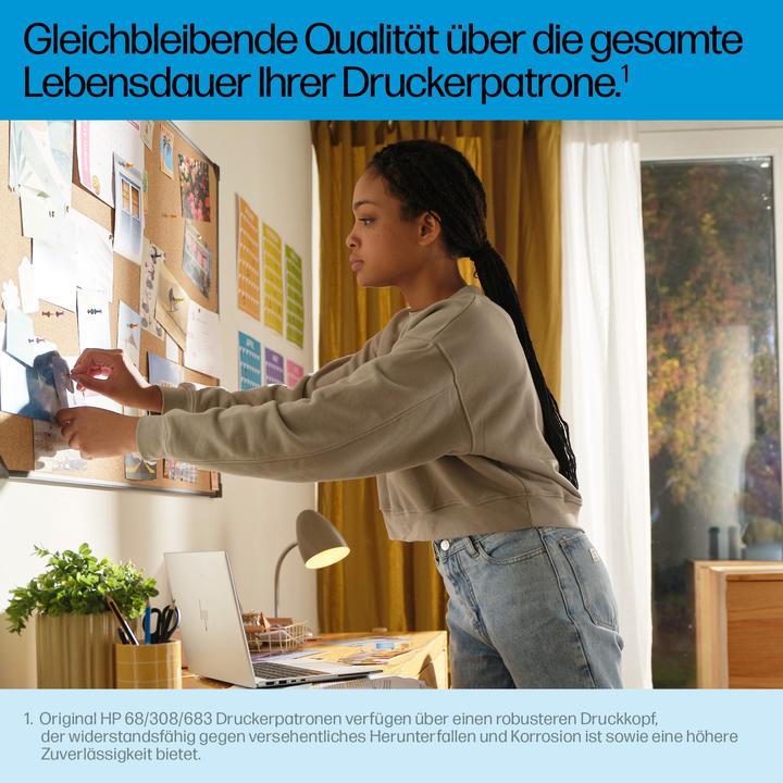 Actual product image HP 7FP21UE#CE1 308 Envy Ink black 160 (FC)
