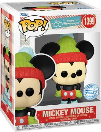 Actual product image Funko Pop! Disney 100th: Retro Reimagined - Mickey Mouse (Special Edition) #1399 Vinyl Figure