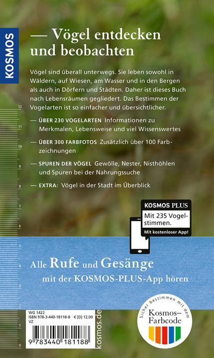 Produktbild Kosmos Vogelführer für unterwegs (Deutsch, Katrin Hecker, Frank Hecker, 2025)