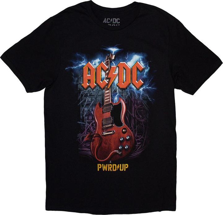 Immagine prodotto AC/DC PWR-UP EU Tour '24 Maglietta Chitarra Stampa posteriore Adulto Unisex (3XL)