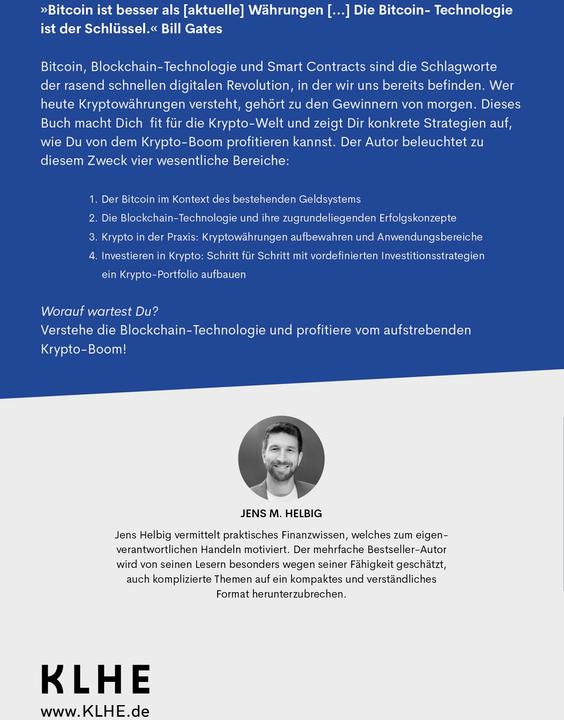 Produktbild Mit Blockchain zum Krypto-Investor (Deutsch, Jens Helbig, 2020)