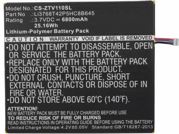 Produktbild CoreParts Battery for ZTE Tablet