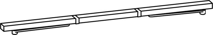 Actual product image Dormakaba Guide rail with closing follower controller GSR Contur Design (Room door, Entrance door, Wooden door, French window, Indoor)