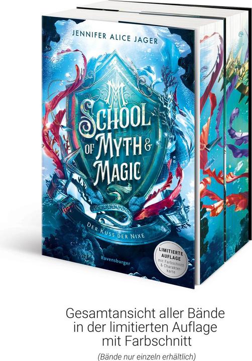 Immagine prodotto Ravensburger School of Myth & Magic, Band 1: Der Kuss der Nixe (Tedesco, Jennifer Alice Jager, 2024)
