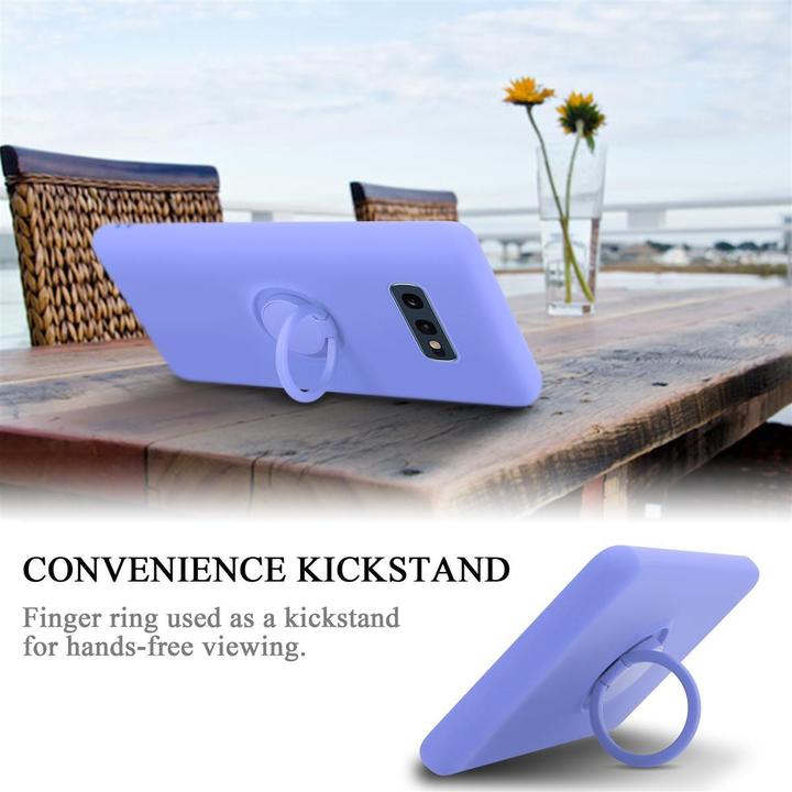 Actual product image Cadorabo Bumper TPU Liquid Ring Silicone Case (Samsung Galaxy S10e)