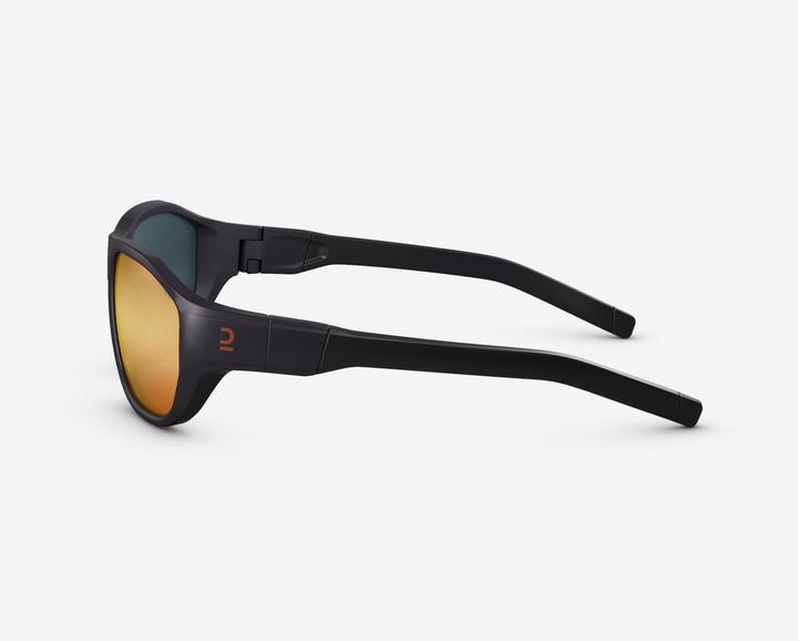 Actual product image Quechua Hiking sunglasses MH T500 children 6-10 years category 4 dark blue/orange
