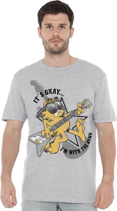 Immagine prodotto Garfield I'm with the Band Maglietta Uomo (4XL)