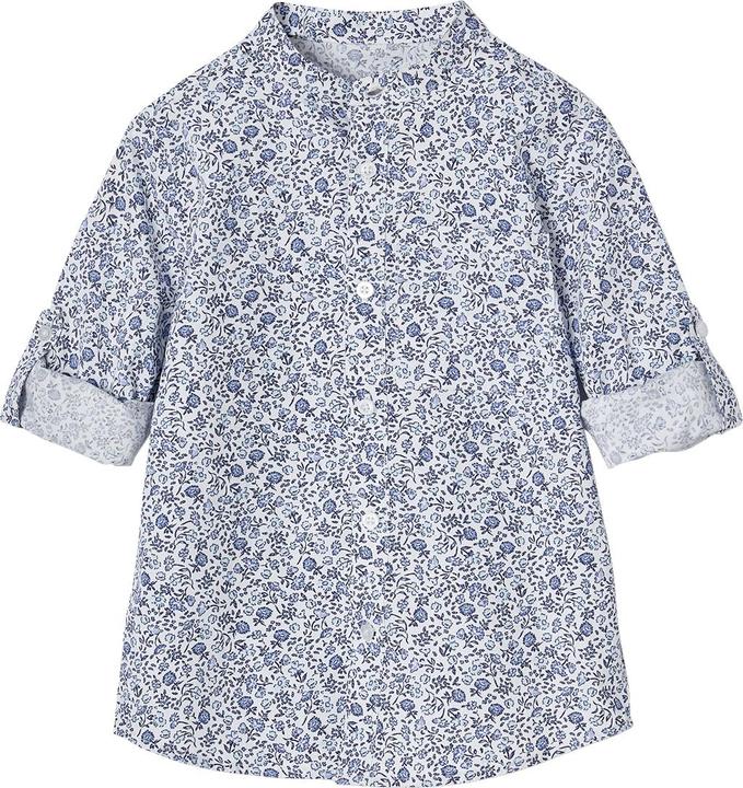Immagine prodotto Vertbaudet Jungen Hemd mit Stehkragen und Blumenmuster (110)