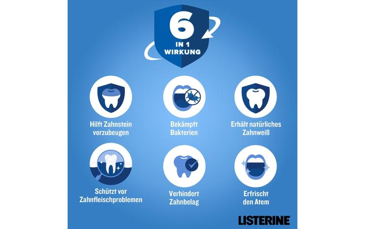 Immagine prodotto Listerine Protezione del tartaro Total Care (500 ml, Collutorio)