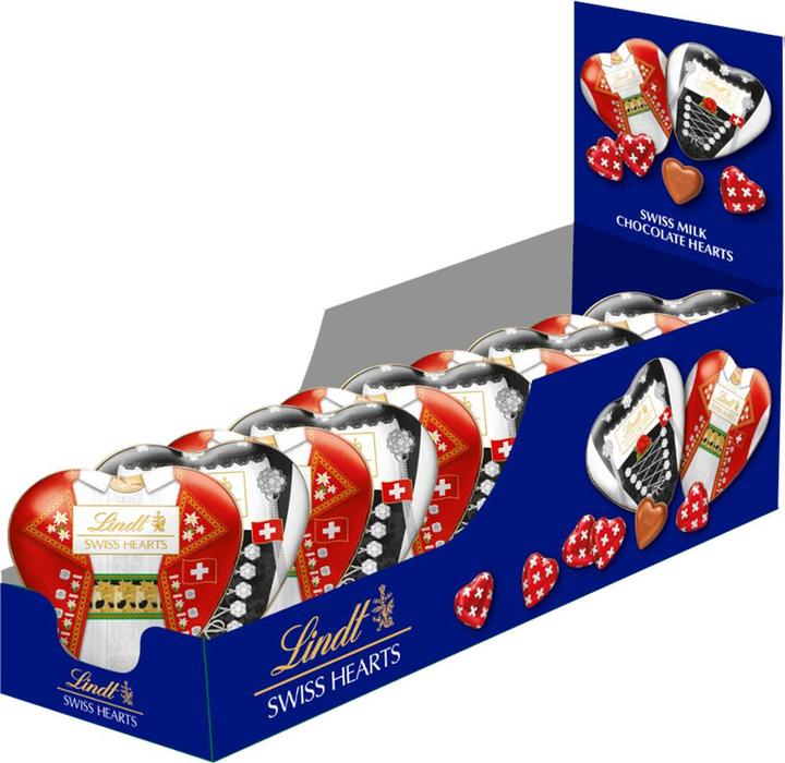 Actual product image Lindt Souvenir hearts milk heart tin traditional costume edition (90 g)