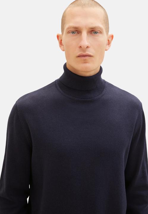 Produktbild Tom Tailor Pullover mit Rollkragen und Rippbündchen (L)