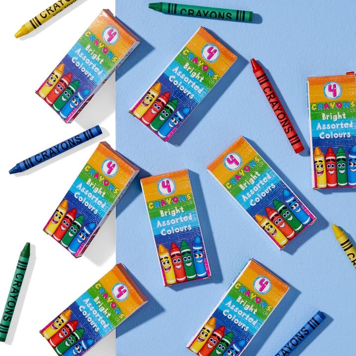 Actual product image The twiddlers Wachsstifte 4er-Set 144 Stück (Multicoloured, 144 x)