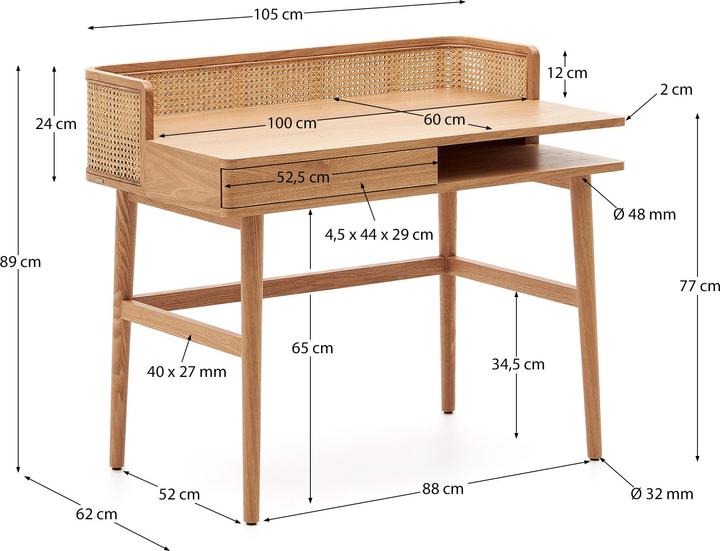 Actual product image Kave Home Araxi (62 x 105 cm)