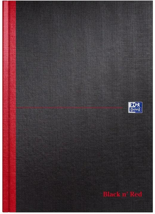 Oxford Black n'Red carnet de notes relié A4 (A4, Blanc, Couverture rigide)
