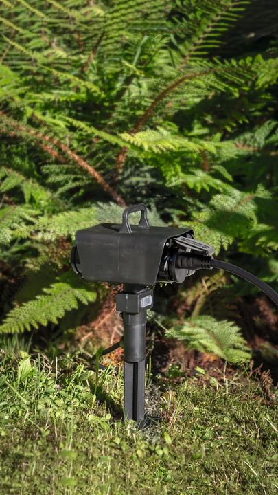 Actual product image Steffen GardenLine socket ground stake