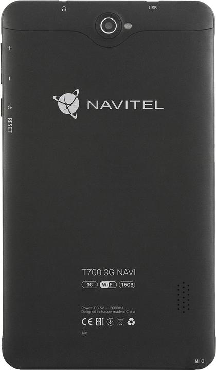 Produktbild Navitel T700 Tablet (7 Zoll) Mediatek (3G, 7", 16 GB, Schwarz)