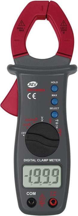 Produktbild REV Zangenamperemeter digit. sw/rt Stromzange digital CAT II 250 V Anzeige (Co (CAT II 250V)