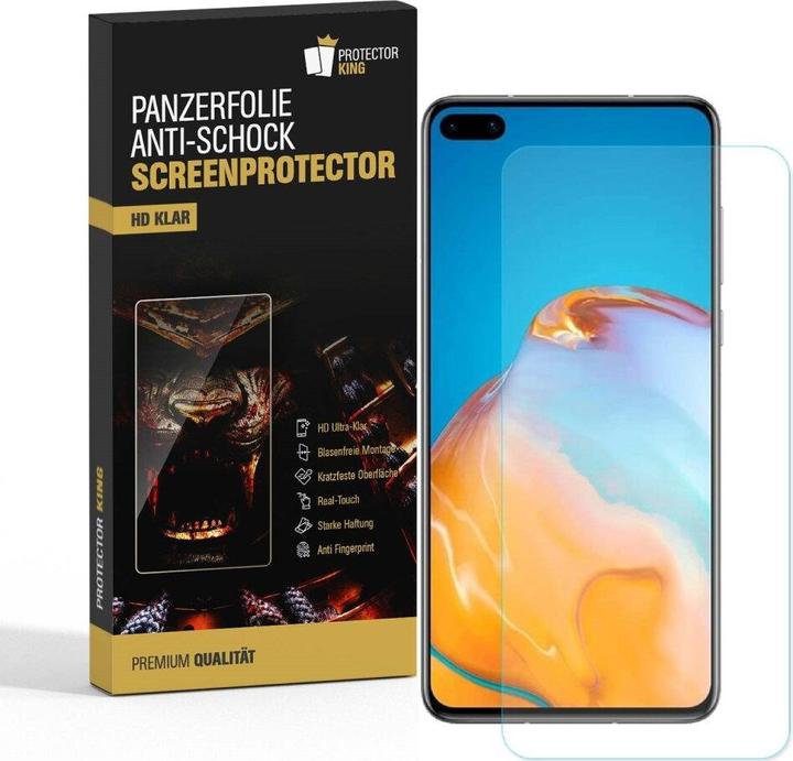 Produktbild Protectorking 2x Panzerfolie Anti-Shock HD Klar (2 Stück, Huawei P40)