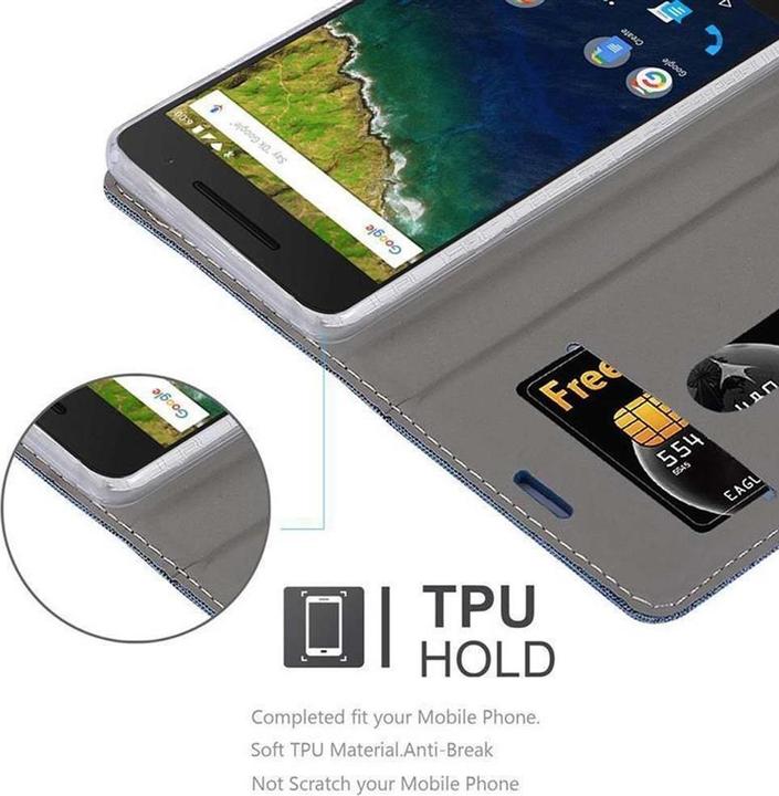 Productafbeelding Cadorabo Boek Jeans Optiek Cover (Huawei Nexus 6P)