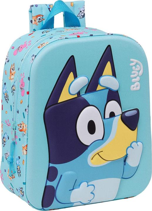 Produktbild Bluey Schulrucksack Himmelsblau 22 x 27 x 10 cm 3D