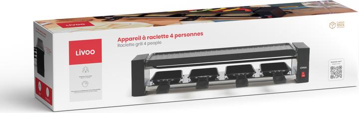 Image du produit Livoo Appareil à raclette pour 4 personnes