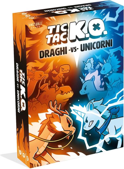 Produktbild Asmodée Tic Tac KO - Dragons Vs. Unicorns