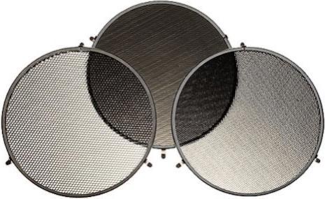 Immagine prodotto Broncolor Attacchi a nido d'ape P65, P45 e PAR, Ø 27,5 cm, 3 pezzi (27.50 cm)