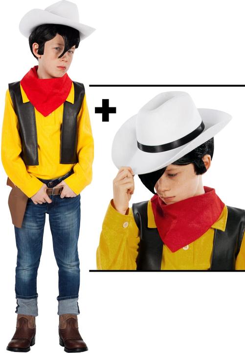 Produktbild Maskworld Lucky Luke Kostüm für Kinder mit Hut (98, 102, 104, 100 A)