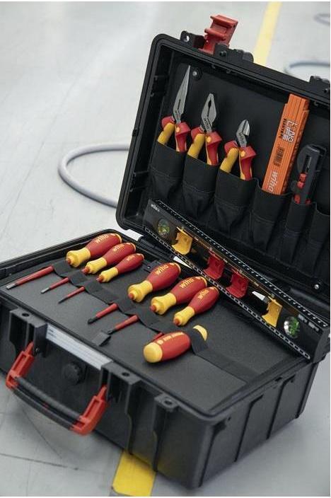 Produktbild Wiha Werkzeugkoffer Basic Set L electric, 18-tlg (18 Teile)