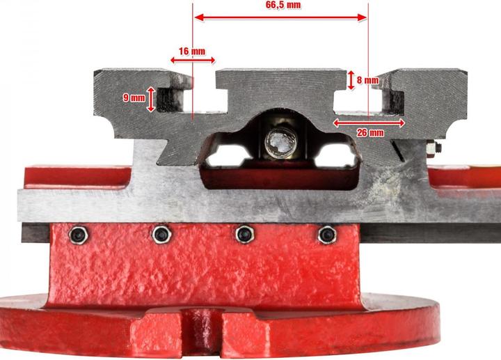 Produktbild Dema Kreuztisch Frästisch Bohrtisch Schraubstock Koordinatentisch 140x310mm