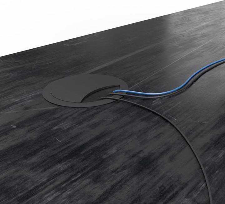 Actual product image BMB Cable entry EXIT R Zamak black Inlet Ø 80 mm (Cable hole, 9 cm)