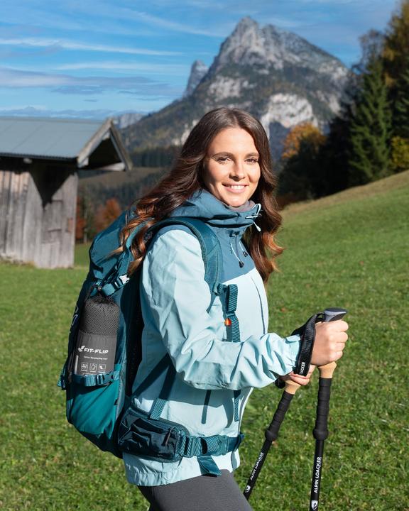 Image du produit Fit-Flip Hüttenschlafsack Baumwolle ultraleicht mit Kissenfach 90x220cm (220 cm)