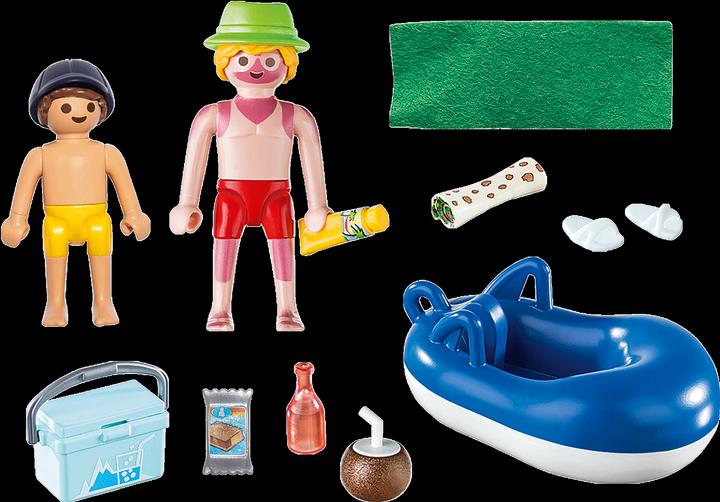 Image du produit Playmobil Vacancier avec coups de soleil et bouée (70112, Playmobil Family Fun)