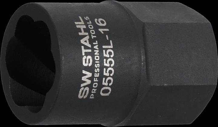 Image du produit SW-Stahl Insert à rainure hélicoïdale 3/8 pouce, 16 mm extérieur 6 pans, 05555L-16 (16 mm)