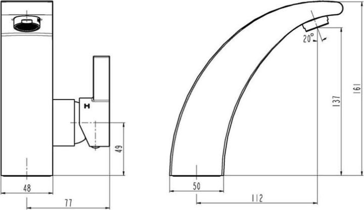 Immagine prodotto Schütte Miscelatore per lavabo PANAMA