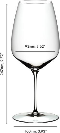 Produktbild Riedel Veloce Cabernet / Merlot Weingläser (83 cl, 6 Gläser, Rotweingläser)