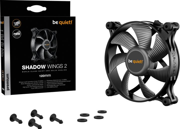 Actual product image be quiet! Shadow Wings 2 PWM (120 mm, 1 x)