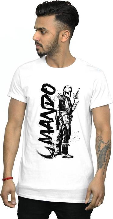 Produktbild Star Wars The Mandalorian Splat Mando TShirt (4XL)