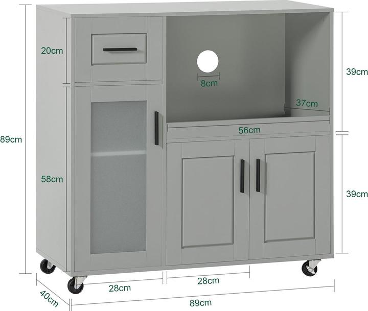 Produktbild SoBuy Küchenschrank