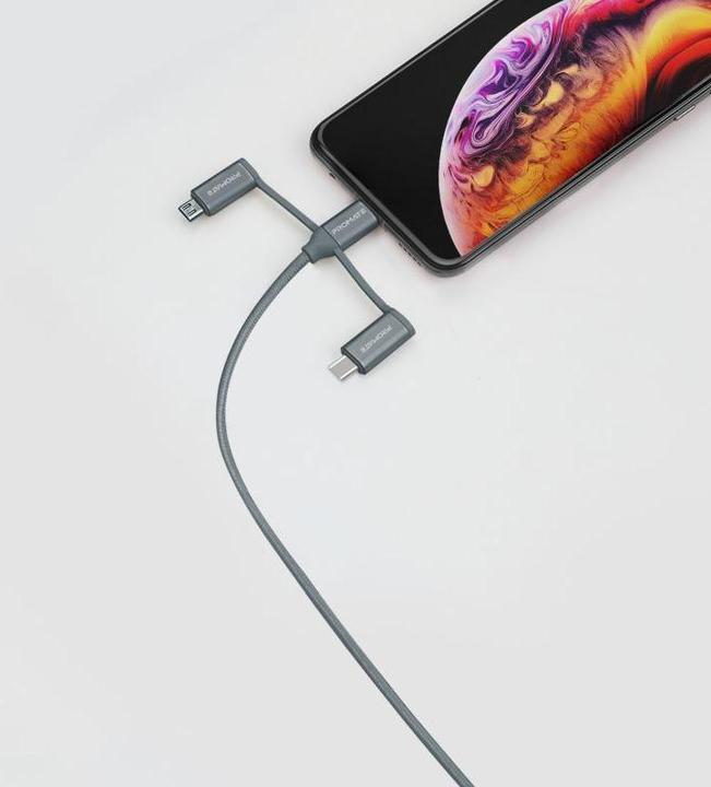 Image du produit ProMate PentaPower Grey 6 en 1 Multicâble