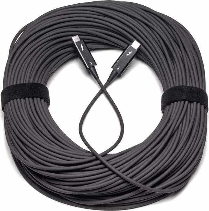 Actual product image Iodyne 50m Certified Optical Thunderbolt Cable (50 m)