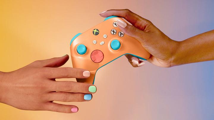 Image du produit Microsoft Manette sans fil Xbox - Sunkissed Vibes OPI (édition spéciale) (Xbox Series X, Xbox Series S, Xbox One X, Xbox One S, PC)