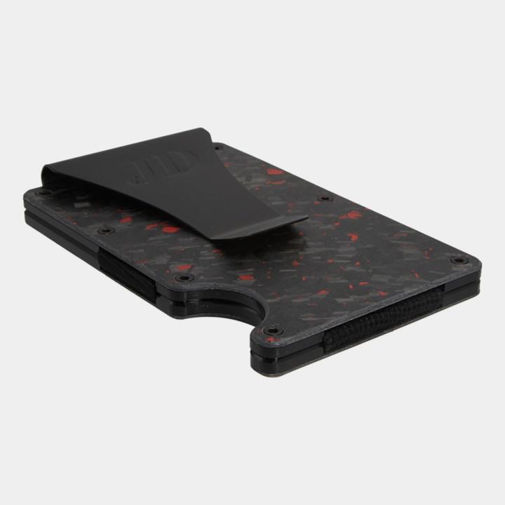 Produktbild James Dixon Forged Carbon - Matt Black Red - Money Clip
