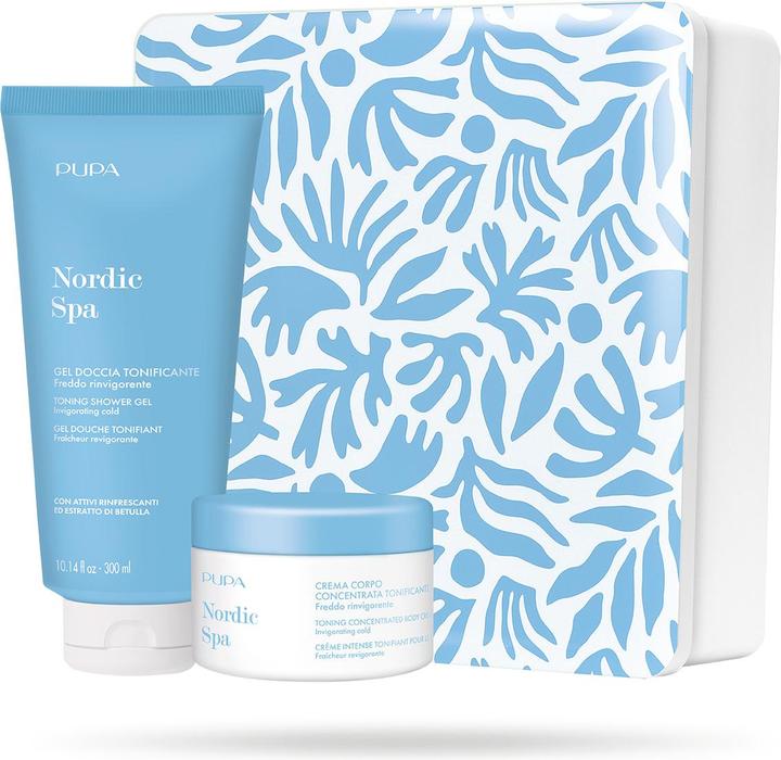 Image du produit Pupa Milano Pupa Nordic Spa Kit 2 avec gel douche tonifiant 300ml et eau parfumée tonifiante 150ml (Set soin capillaire)